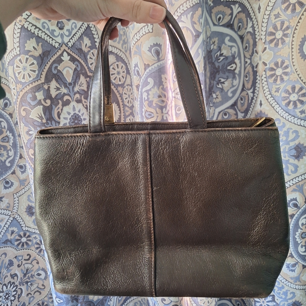 Burberry Brown Mini Bag with Gold-Tone Hardware - Picture 2 of 12